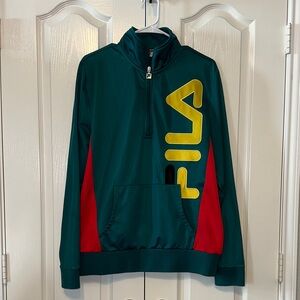 Fila Brompton Half zip Track Jacket Size Medium